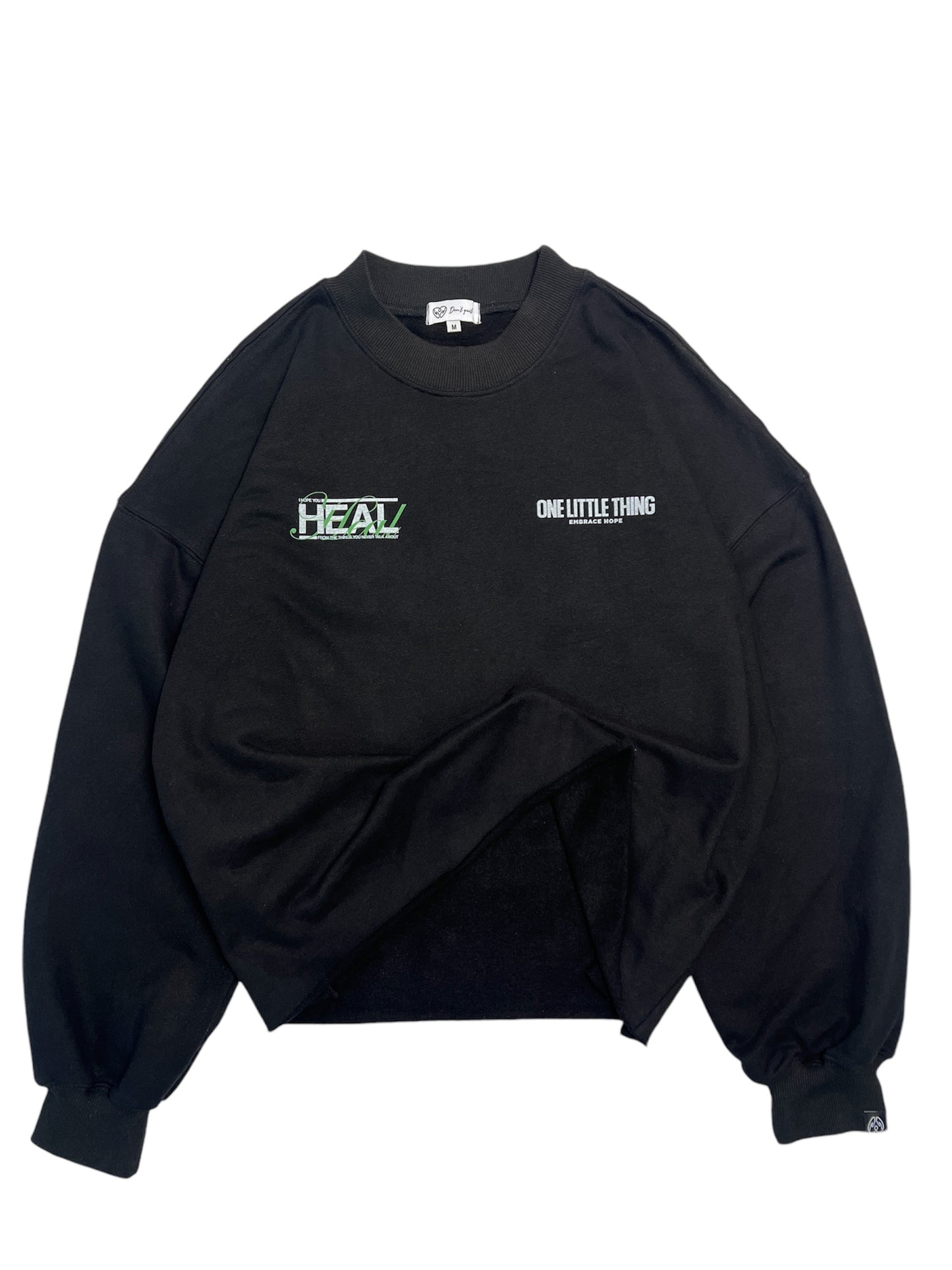 Raw Edge Healing Sweater