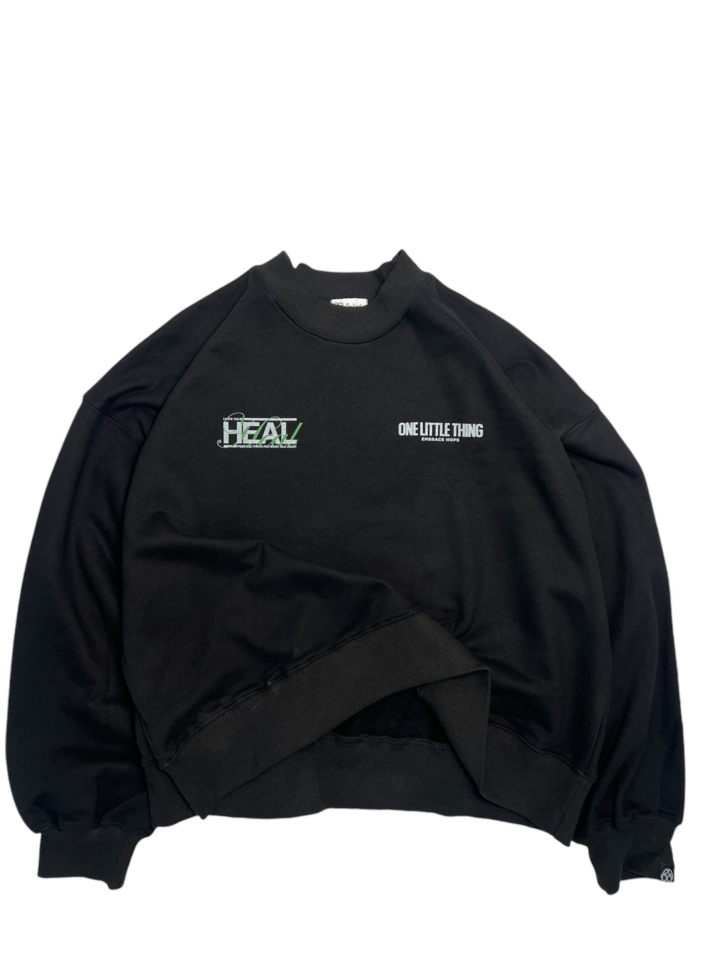 Black Healing Sweater