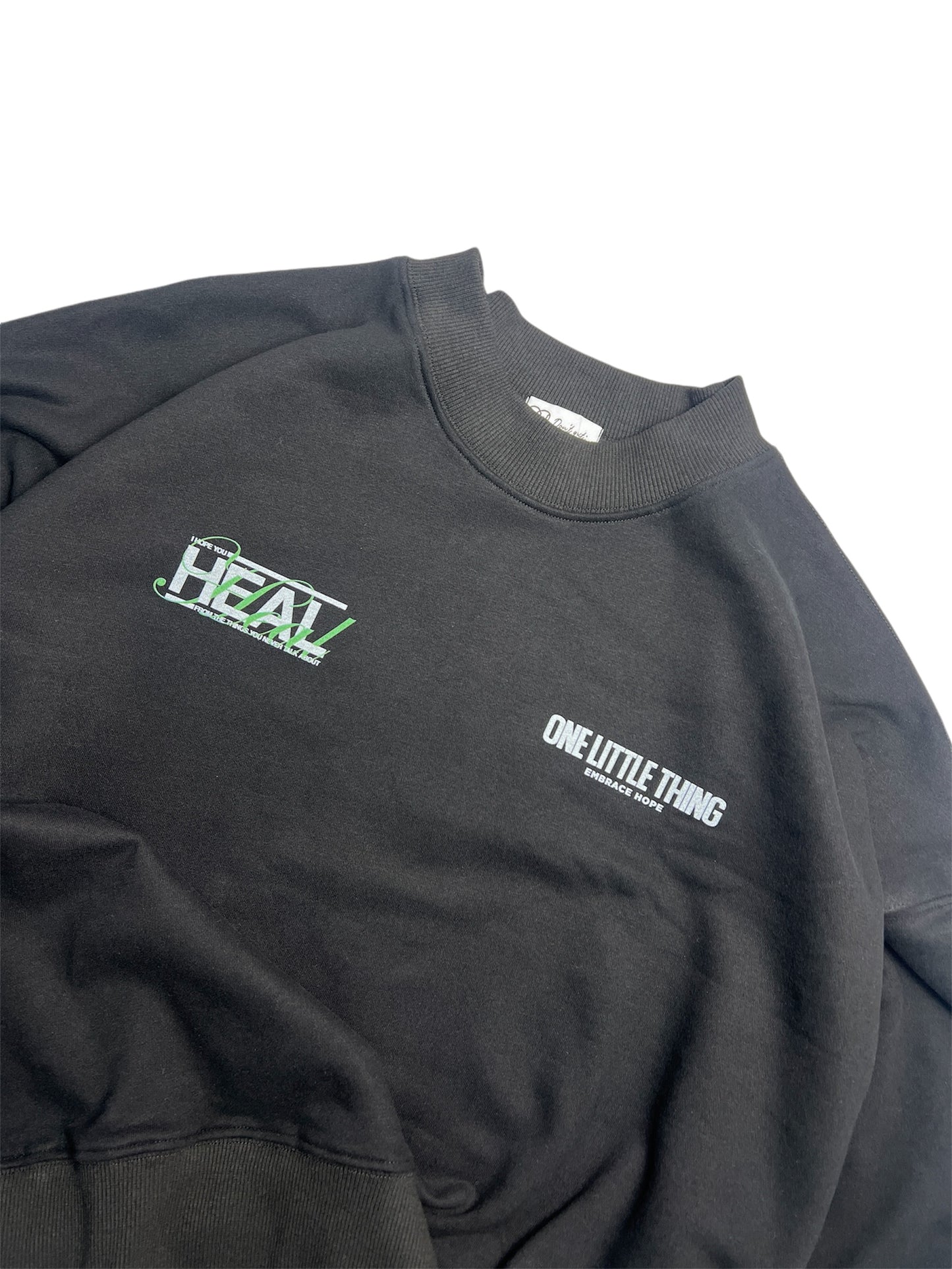 Black Healing Sweater