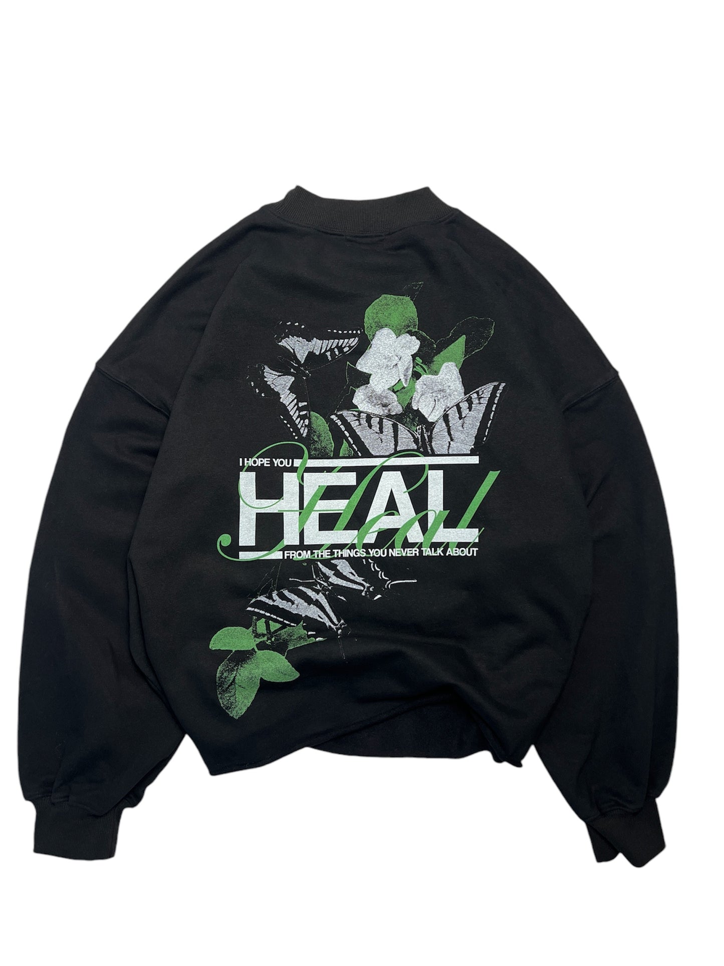 Raw Edge Healing Sweater