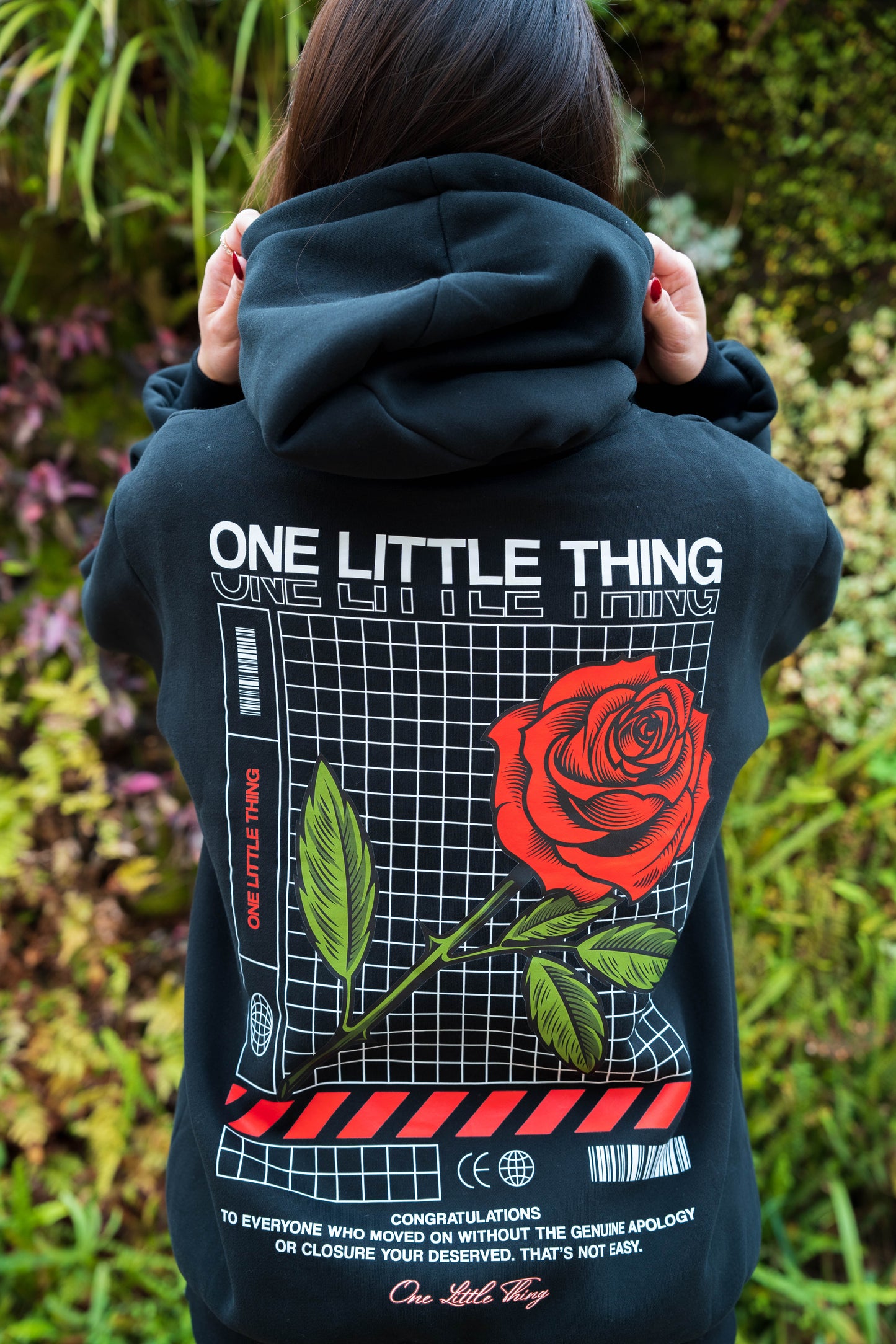 Be Kind To Yourself - Unisex Oversized Hoodie (Black)